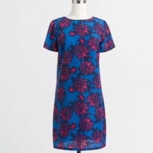 Jcrew blue shift dress size 4